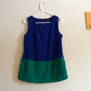 Color blocked dress